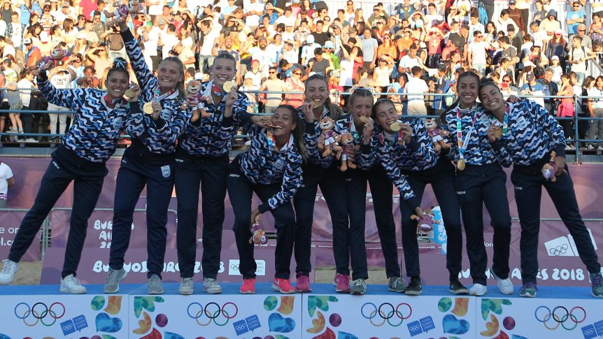 Argentina Se Quedó Con La Medalla Dorada En Beach Handball