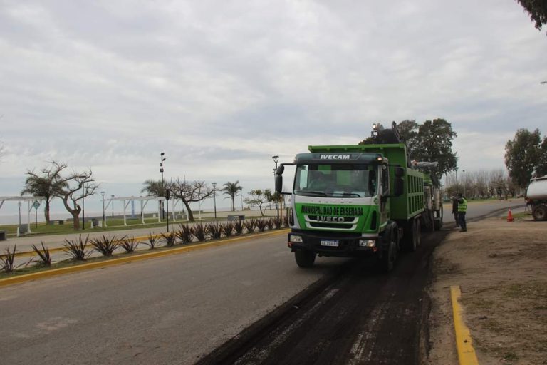 Ensenada: comenzó la obra sobre la costanera en Punta Lara