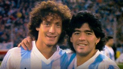 El saludo de Maradona a Troglio por su cumpleaños