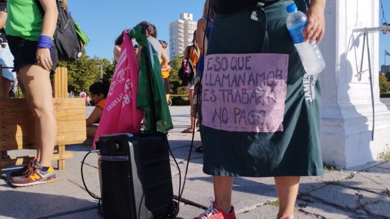 El 8M en fotos: Mujeres y disidencias recorren las calles de La Plata